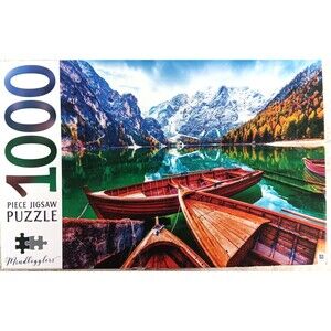Braies Lake Italian Alps 550 Piece Jigsaw Puzzle by Mindbogglers